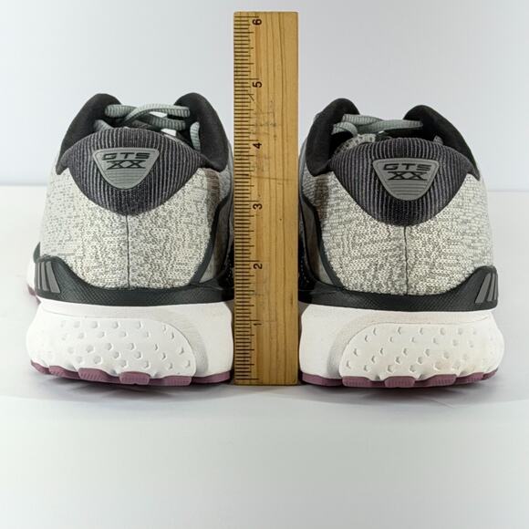 Brooks Adrenaline GTS 20 Wide D Women 9.5 Gray Purple Lace Up Low Top Running - Picture 5 of 11